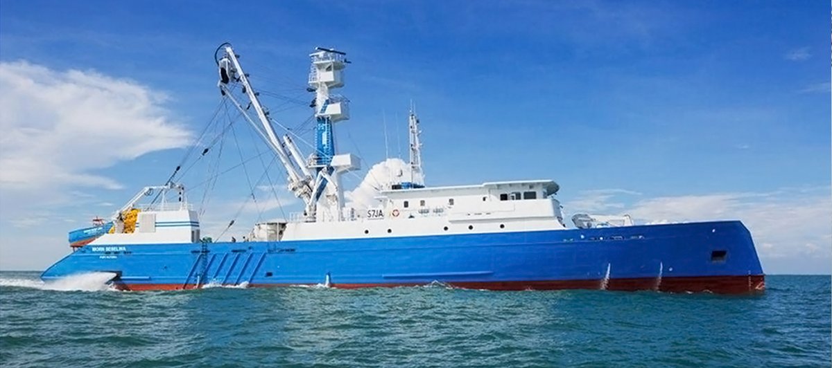 Delivery of the first of three Tuna seiners 80 m, F/V Morn Seselwa
