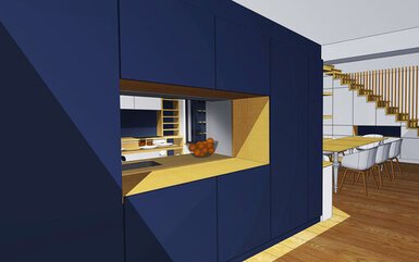 South Brittany house T1 interiors